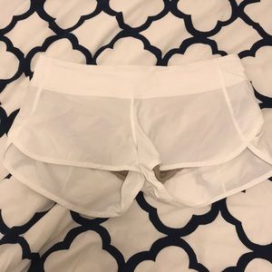 Lulu lemon white shorts! Size 10!